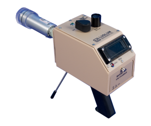 Model 9-7 with attached ion chamber detector